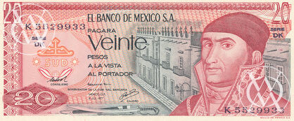 Mexico - Pick 64d - 20 Pesos