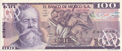 Mexico - Pick 74c - 100 Pesos