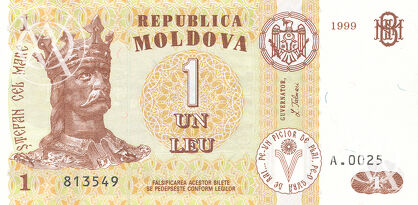 Moldova - Pick 8 - 1 Leu
