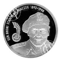 Fischer K(10) 053 - 10 złotych - 2003 rok - Generał brygady Stanisław Maczek - moneta srebrna
