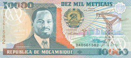 Mozambique - Pick 137 - 10.000 Meticais