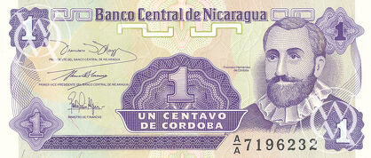 Nicaragua - Pick 167 - 1 Centavo