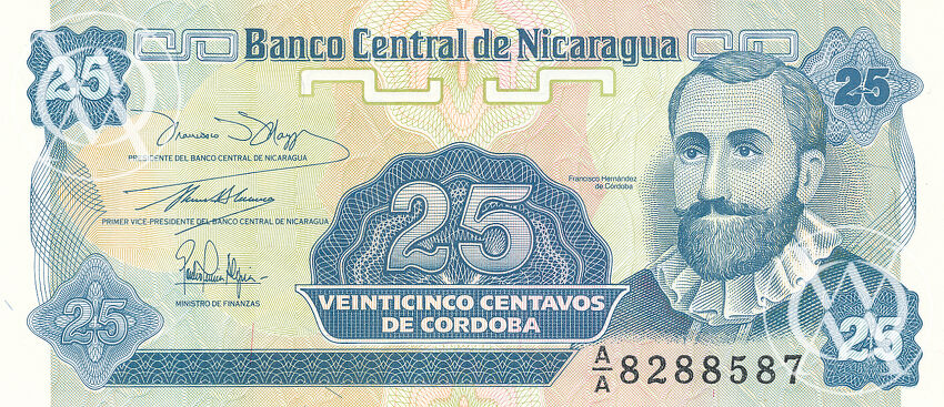Nicaragua - Pick 170 - 25 Centavos