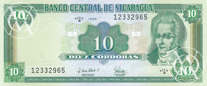 Nicaragua - Pick 181 - 10 Cordobas