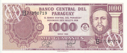 Paraguay - Pick 214 - 1.000 Guaranies