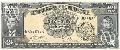 Philippines - Pick 137e - 20 Pesos
