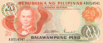Philippines - Pick 162a - 20 Piso