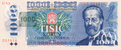 Czech Republic - Pick 3c - 1.000 Korun