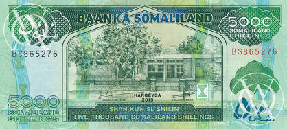 Somaliland - Pick 21c - 5.000 Shillings - 2015 rok