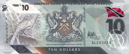 Trinidad & Tobago - Pick W62 - 10 Dollars - 2020 rok