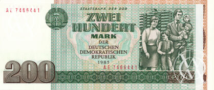 Germany Democratic Republic - Pick 32 i 33 - zestaw dwóch banknotów 200 i 500 Mark - 1985 rok