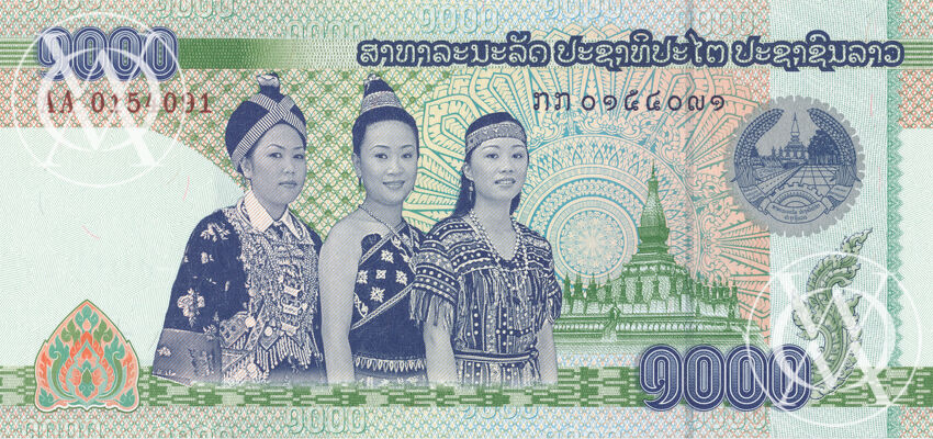 Lao - Pick 39 - 1.000 Kip - 2008 rok