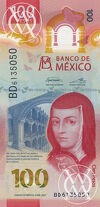 Mexico - Pick W134 - 100 Pesos - 2021 rok