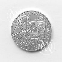 Fischer K 096 - 200.000 złotych - 1992 rok - 500-lecie odkrycia Ameryki - moneta srebrna