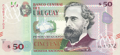 Uruguay - Pick 94 - 50 Pesos Uruguayos - 2015 rok