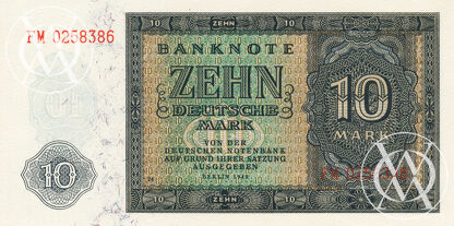 Germany Democratic Republic - Pick 12b - 10 Deutsche Mark - 1948 rok
