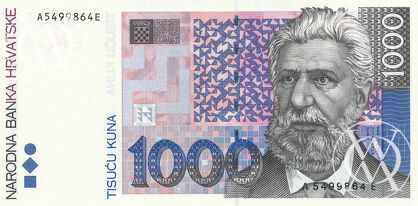 Croatia - Pick 35 - 1.000 Kuna - 1993 rok
