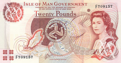 Isle of Man - Pick 45a - 20 Pounds - 2000 rok